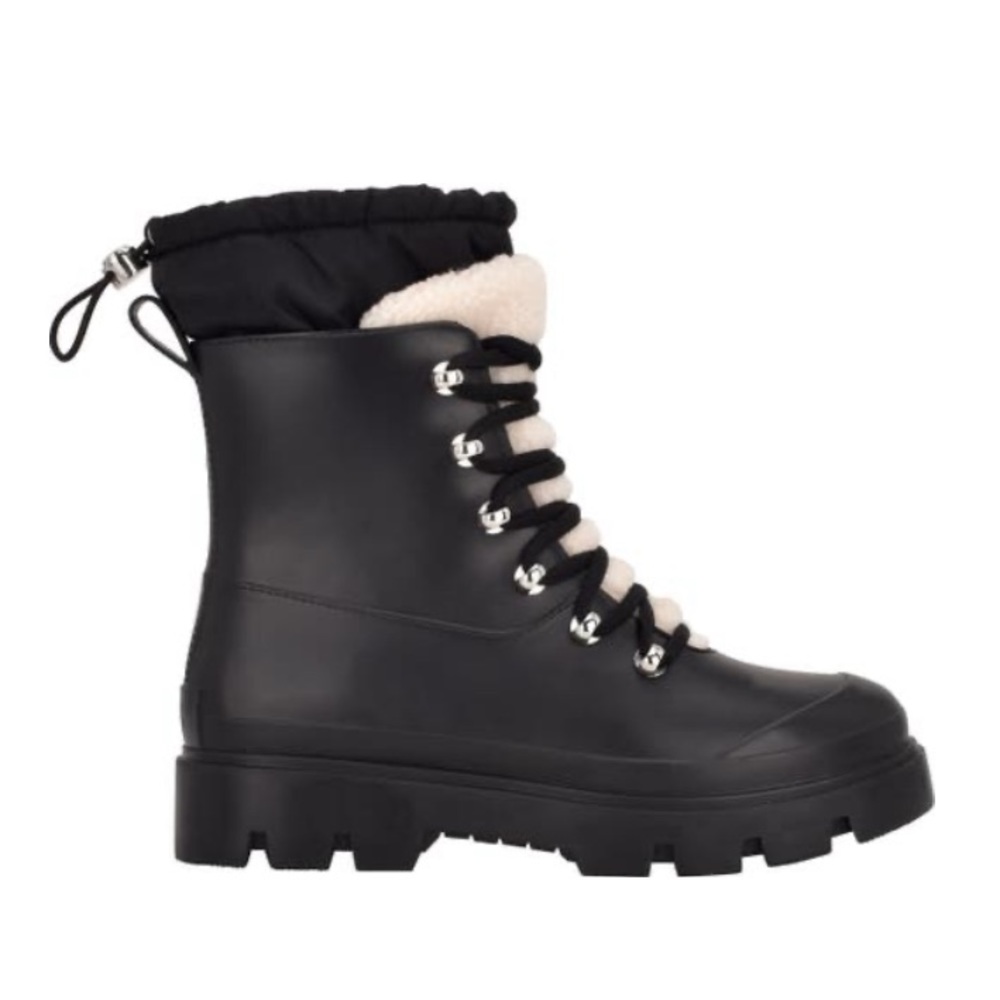 Marc Fisher Boots Womens 11 Freely Lug Sole Waterproof Sherpa Rubber Gorpcore - Picture 11 of 11